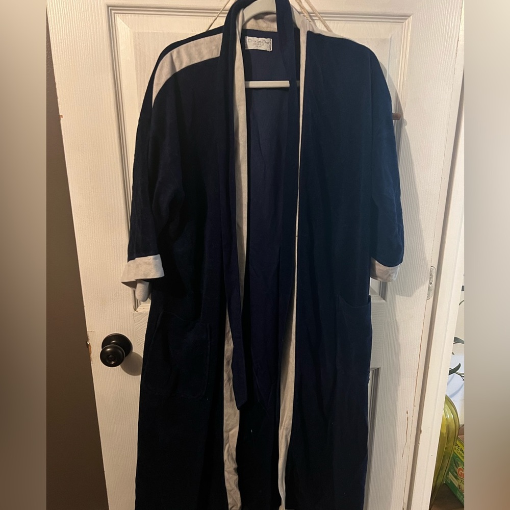 VINTAGE CHRISTIAN DIOR TERRYCLOTH ROBE